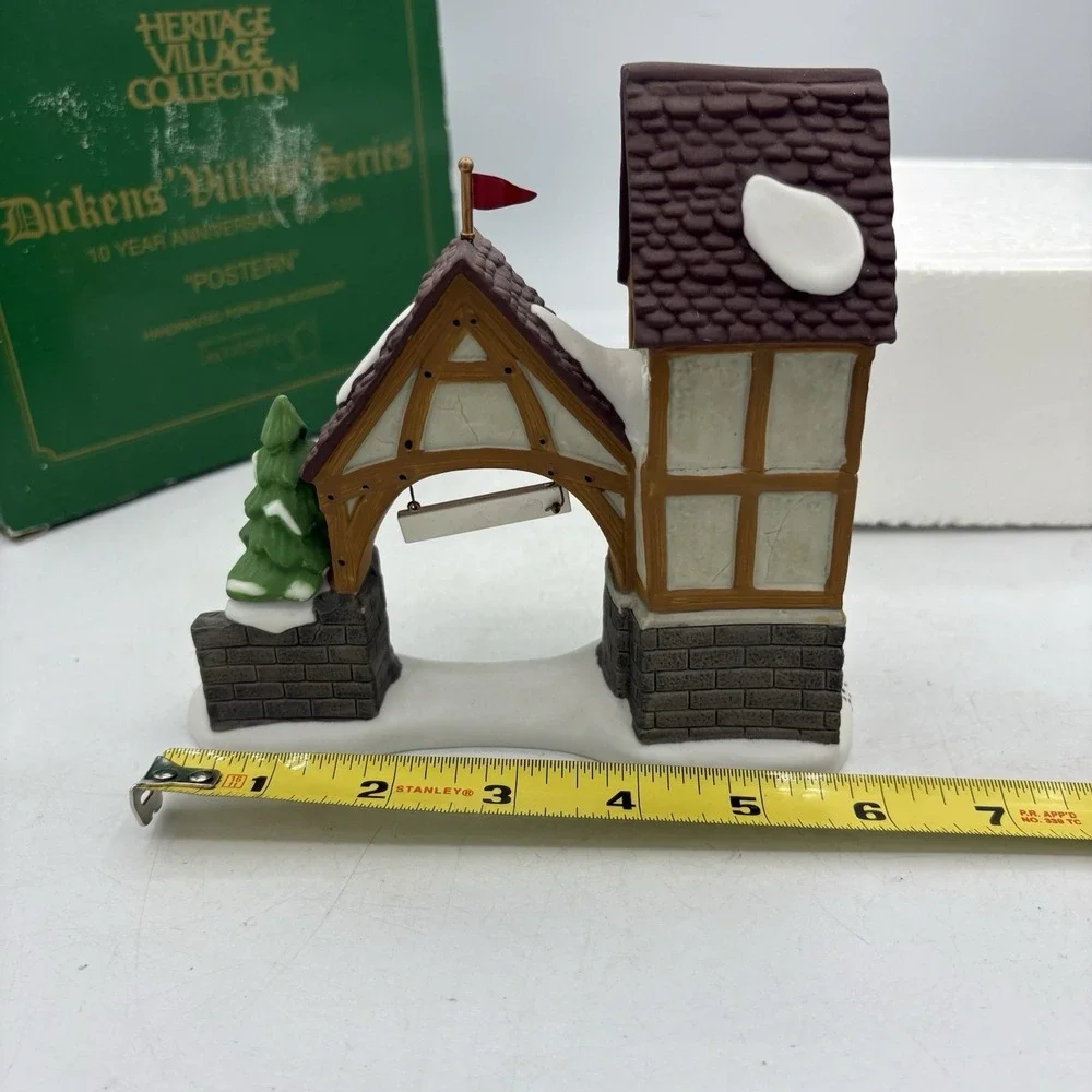 Department 56 Dickens Village Arch Postern‎ 10 Year Anniversary 1994 w Box